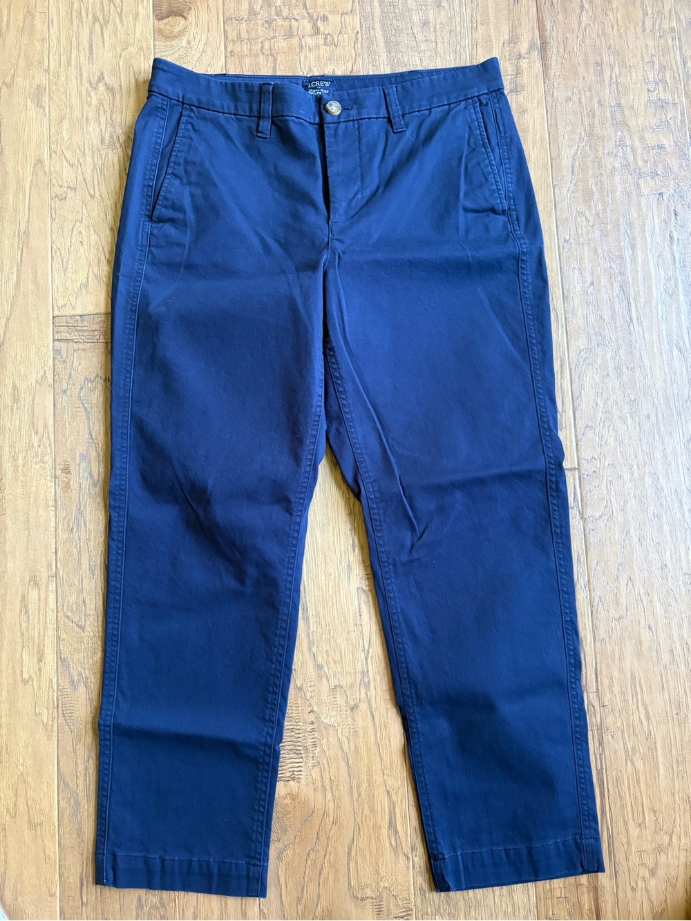 J. Crew Factory Navy Ankle-Length Chinos